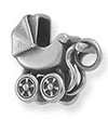 JA-CM-1796 - Baby Carriage Charm