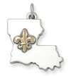 JA-CM-1843-A - James Avery Louisiana Combo Flag