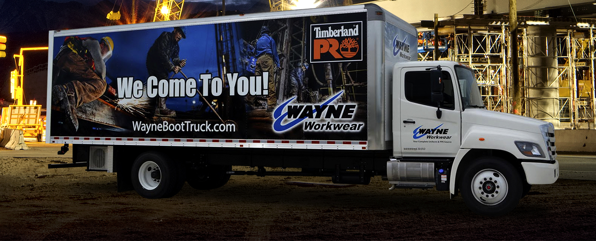 Wayne Enterprises, Inc. | Boot Truck at Your Job Site