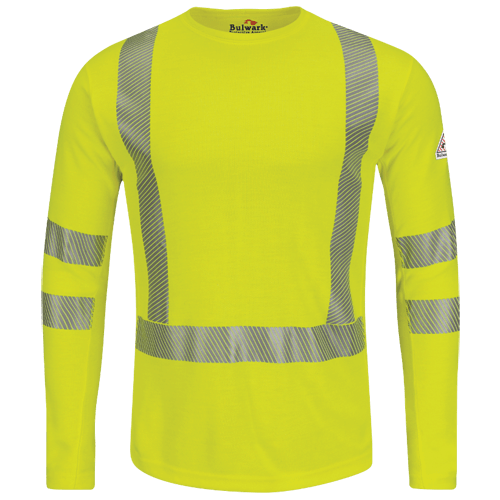 Bulwark Hi-Viz Long Sleeve FR Tee